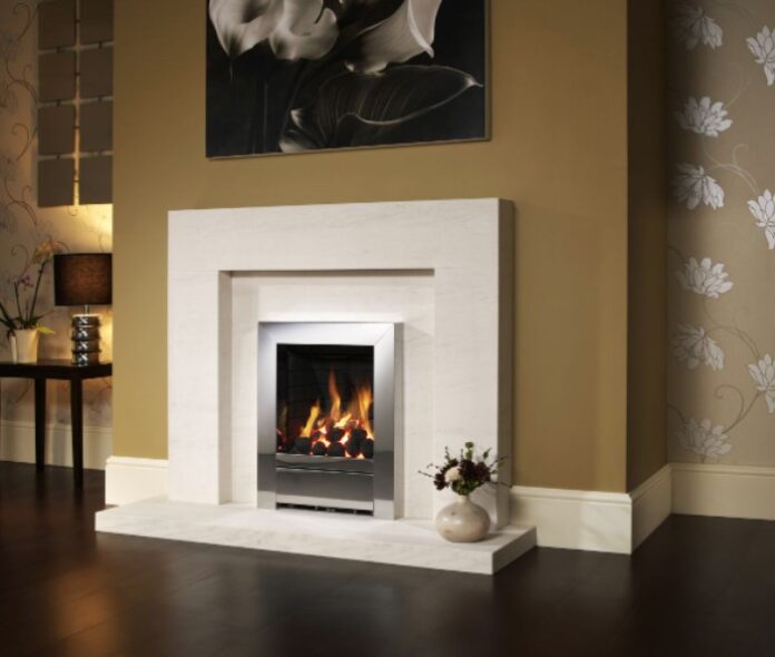 Marble Reproduction Fireplace